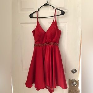 Alyce Paris Short Red Homecoming Dress